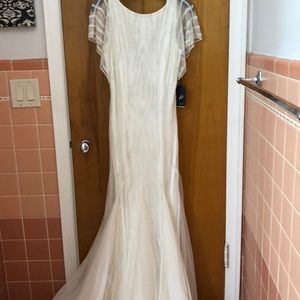 Ivory beaded gown